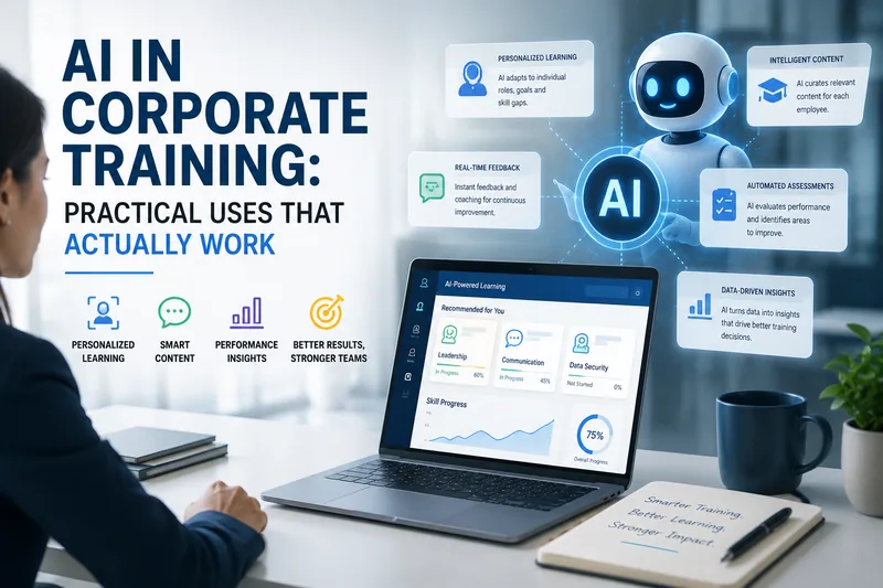 AI in Corporate Training: Practical Uses That Actually Work