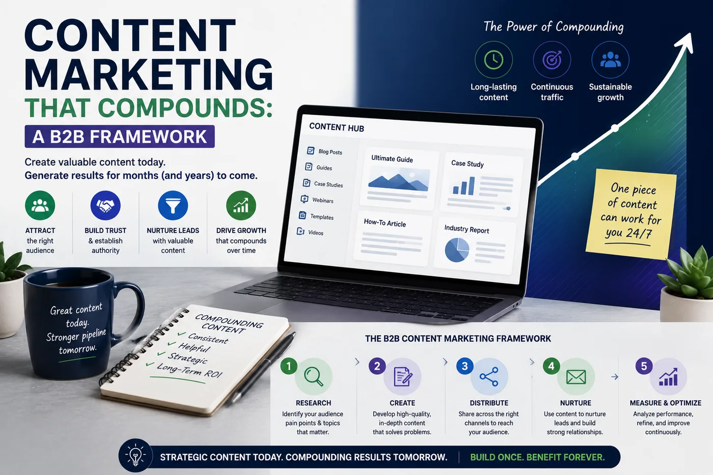 Content Marketing That Compounds: A B2B Framework
