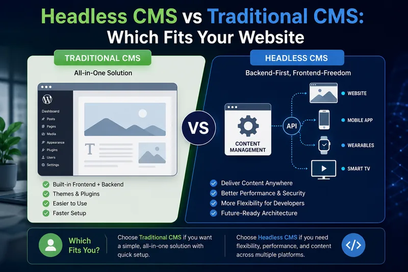 Headless CMS vs Traditional CMS: Which Fits Your Website